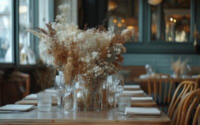 Intégrer les fleurs séchées dans la décoration de votre restaurant à Paris